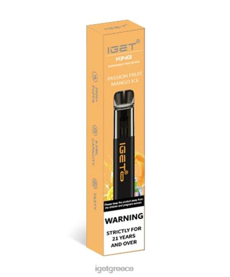 IGET vapes Greece βασιλιάς LDRXX111 πάγος μάνγκο φρούτων του πάθους