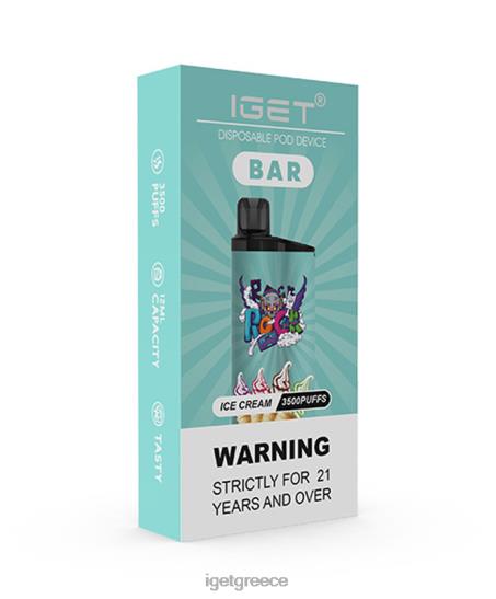 IGET vape price bar LDRXX160 παγωτό