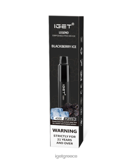 IGET vapes online cheap θρύλος LDRXX179 πάγος βατόμουρου